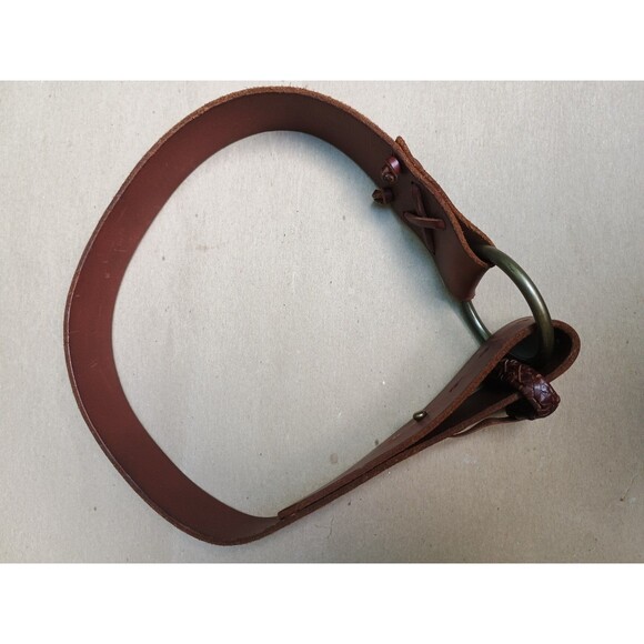 Denim & Supply Ralph Lauren Brown Leather O Ring Buckle Belt Boho Western Small main image 7